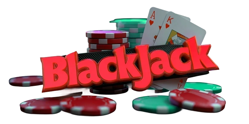 Blackjack with cards and